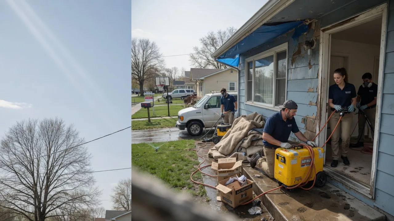 Basement Flood Cleanup in Wildrose, ND near me